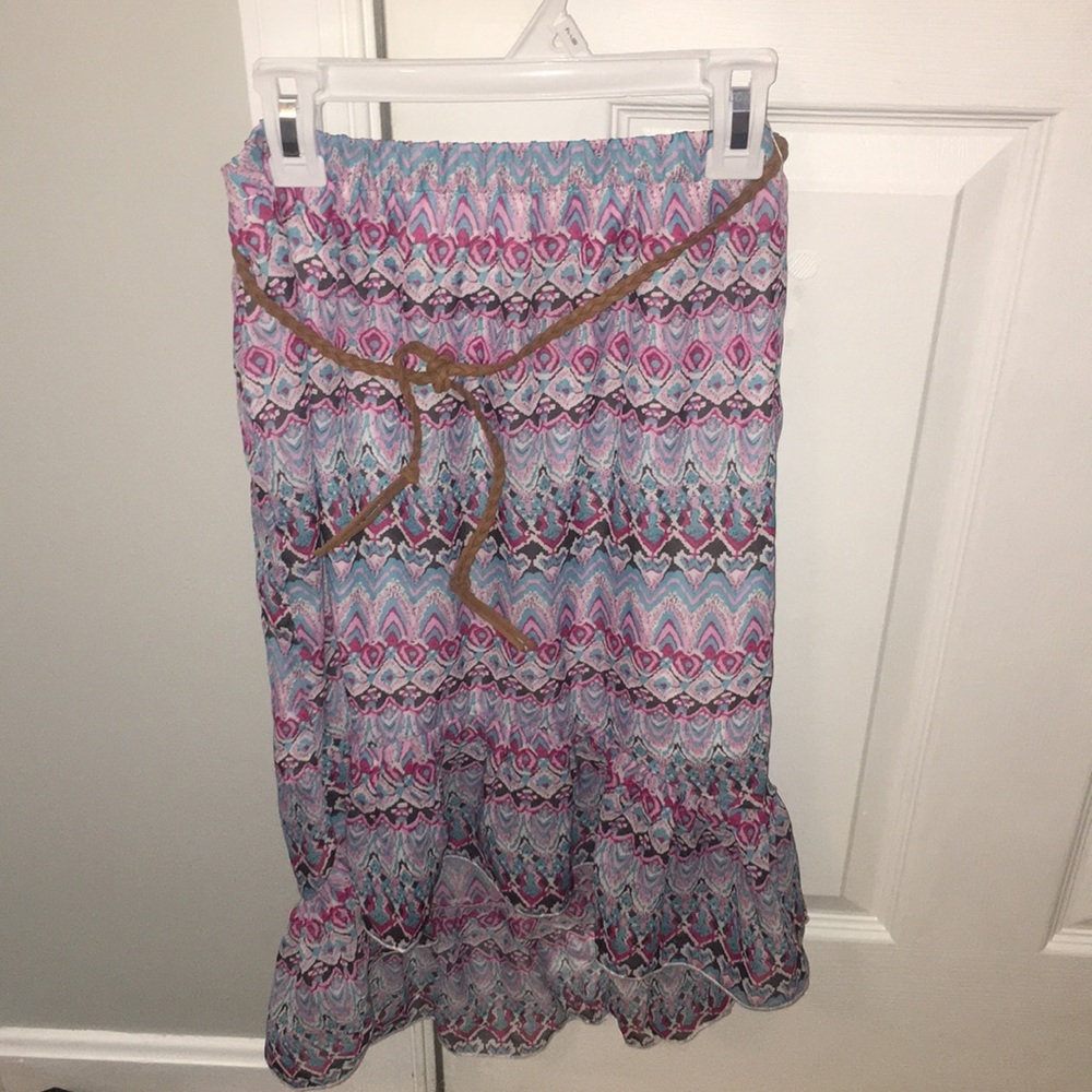 Girls patterned skirt